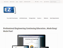 Tablet Screenshot of ez-pdh.com